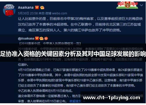 足协准入资格的关键因素分析及其对中国足球发展的影响